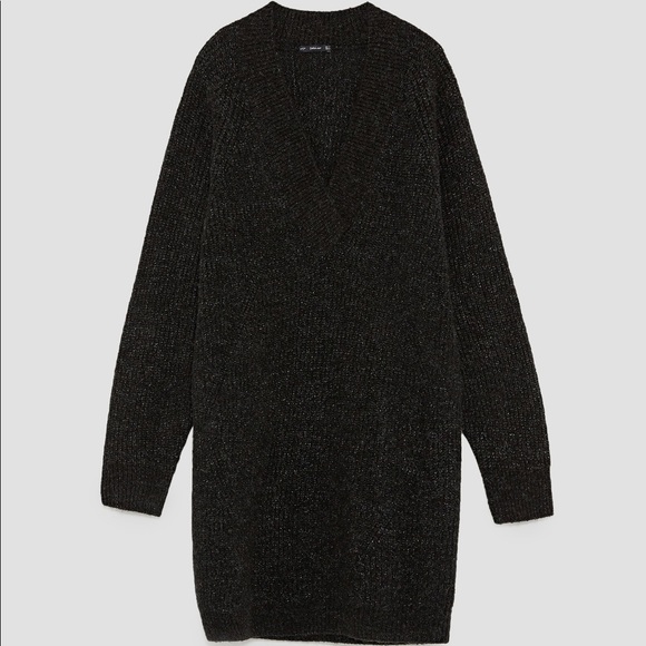 Zara Oversized Sweater Dress - Picture 3 of 5